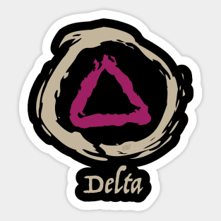 Greek Delta Sticker